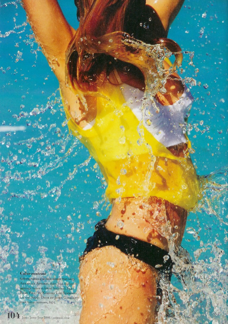 Anne Vyalitsyna in a bikini