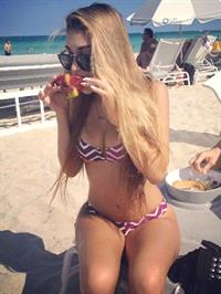 Chantel Jeffries in a bikini