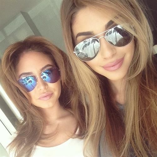 Chantel Jeffries taking a selfie