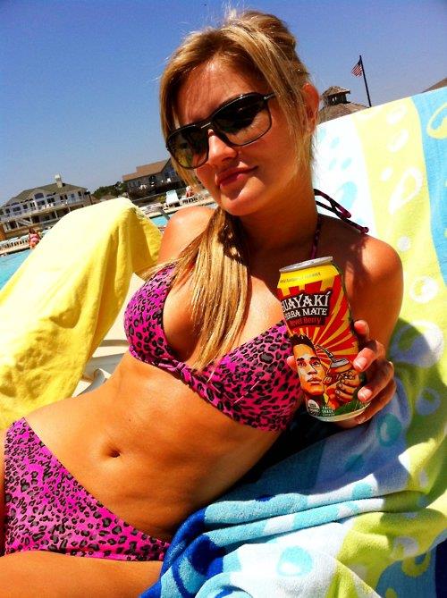 Justine Ezarik in a bikini