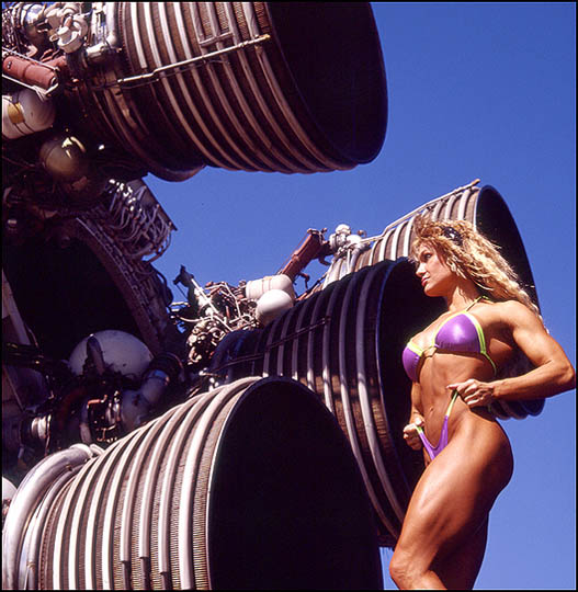 Cory Everson in a bikini