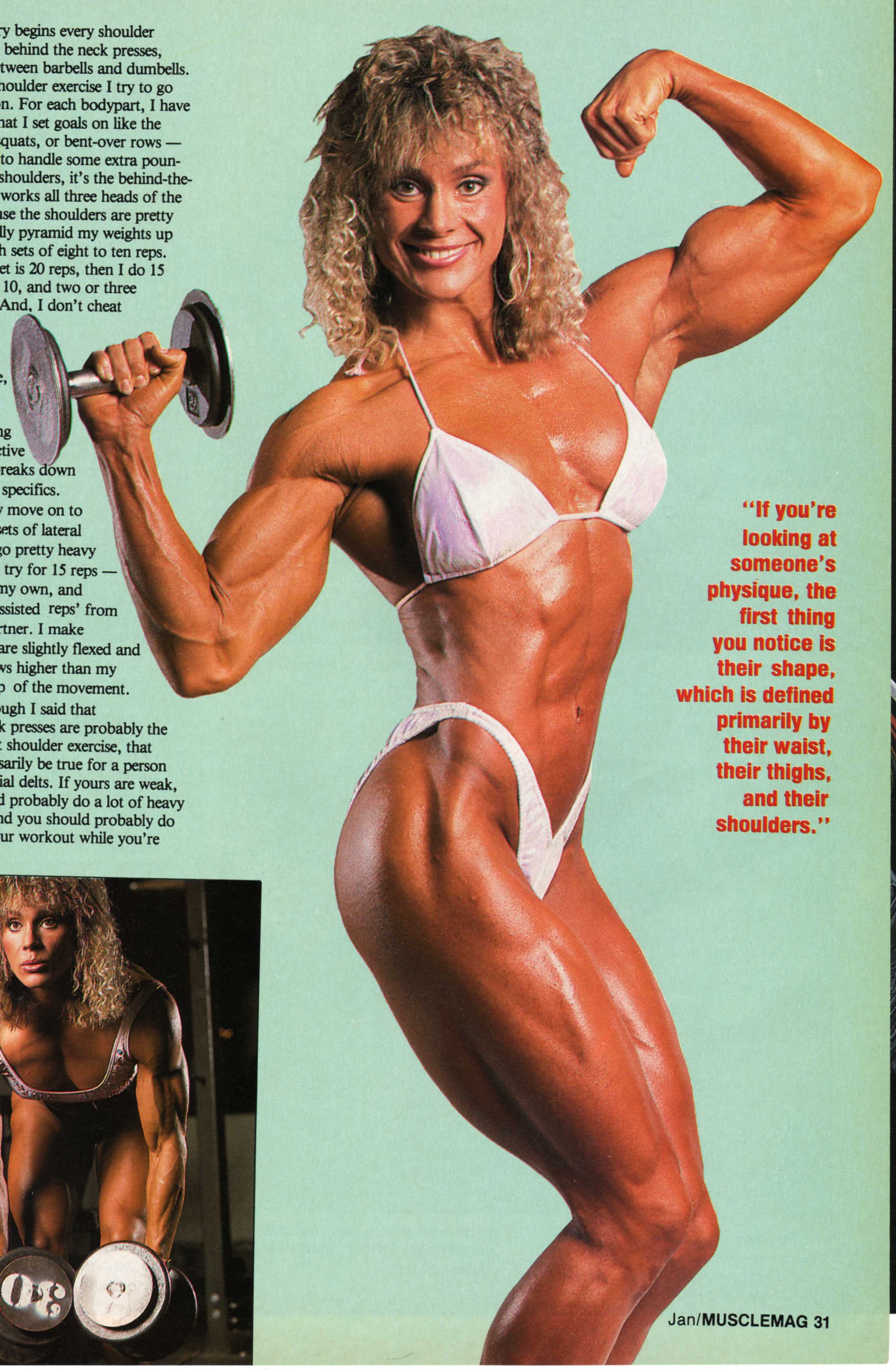 Cory Everson in a bikini