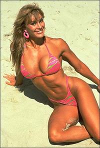 Cory Everson in a bikini