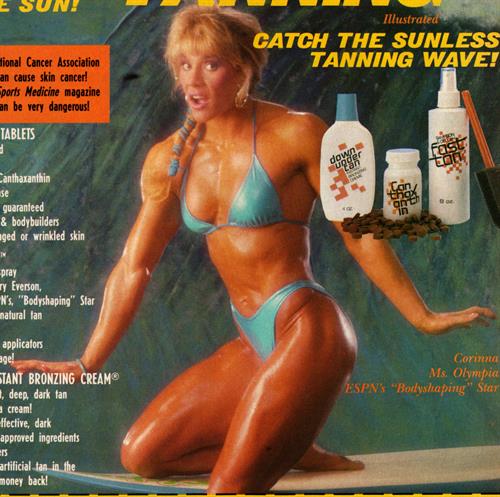 Cory Everson in a bikini