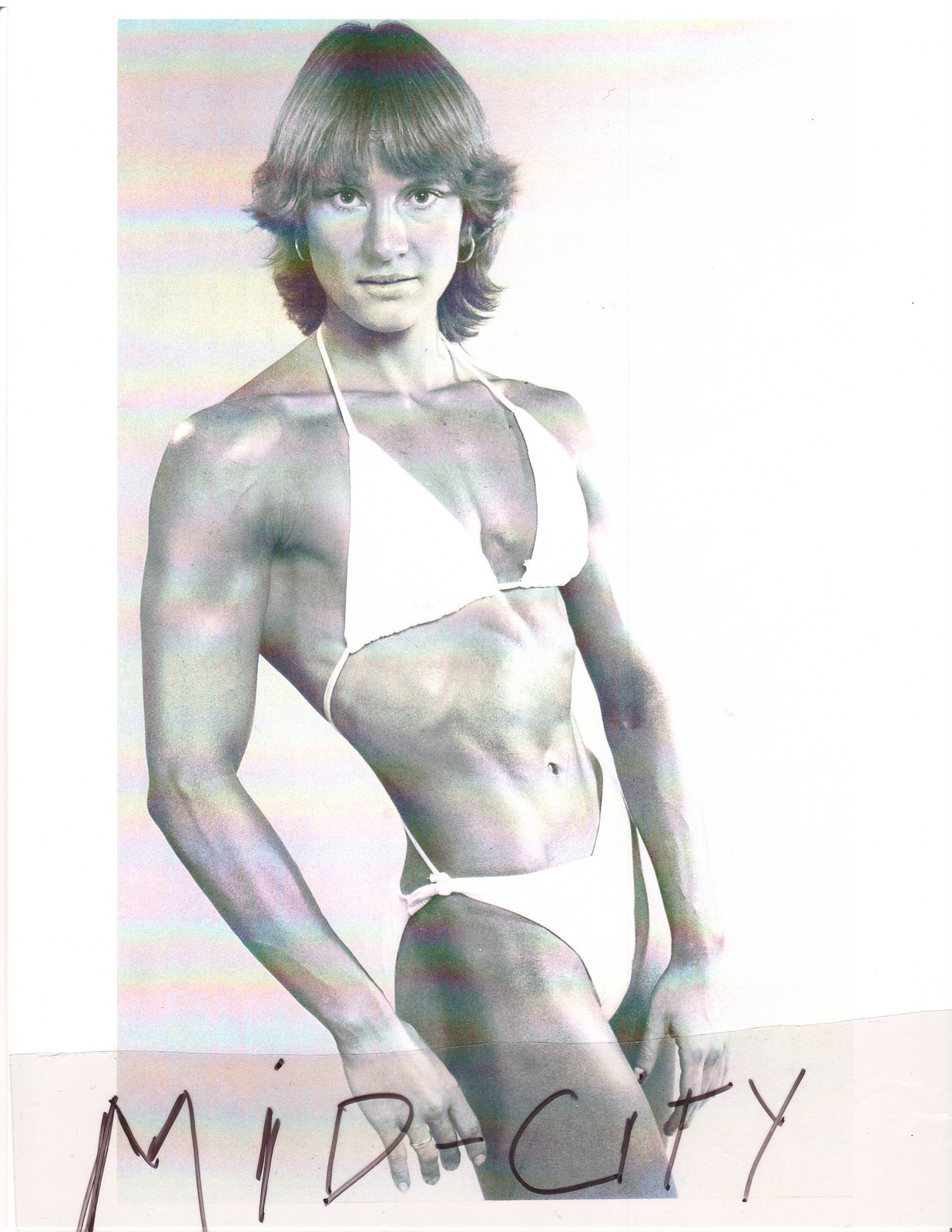 Cory Everson in a bikini