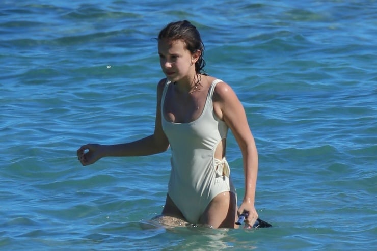 Millie Bobby Brown in a bikini