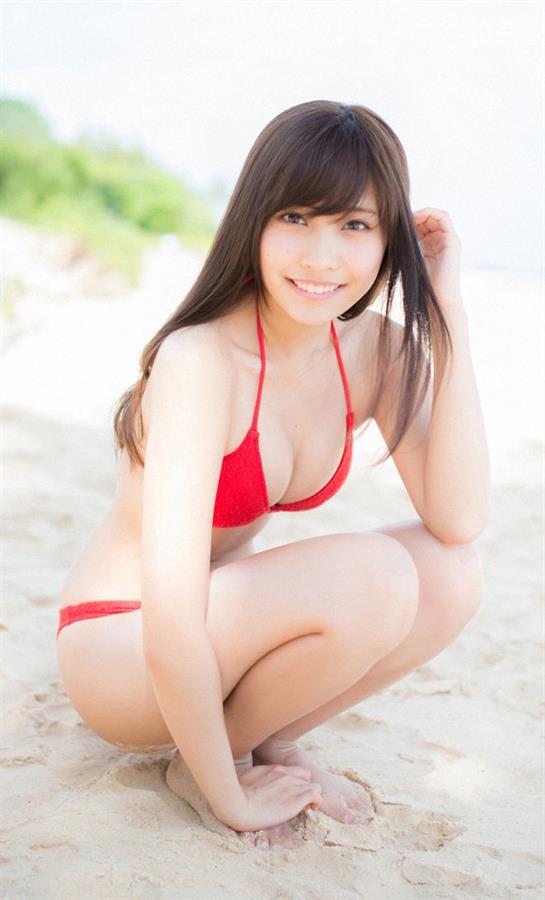 Hinako Sano in a bikini