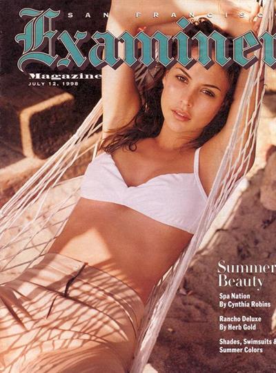 Josie Maran in a bikini