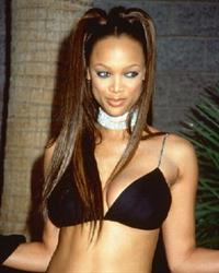 Tyra Banks in a bikini