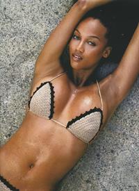 Tyra Banks in a bikini