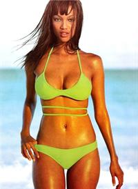 Tyra Banks in a bikini