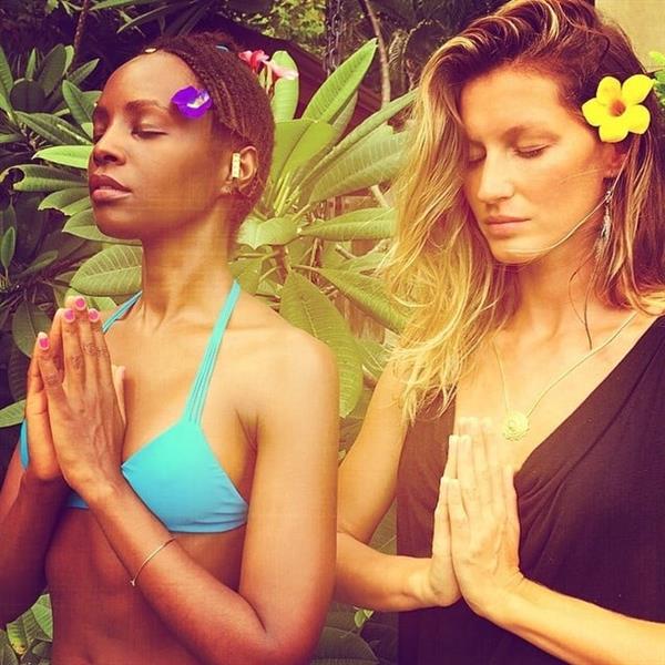 Gisele Bündchen in a bikini