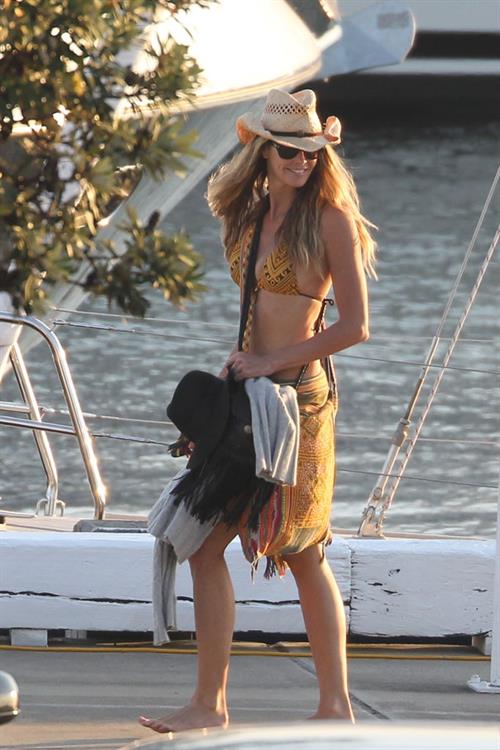 Elle MacPherson in a bikini