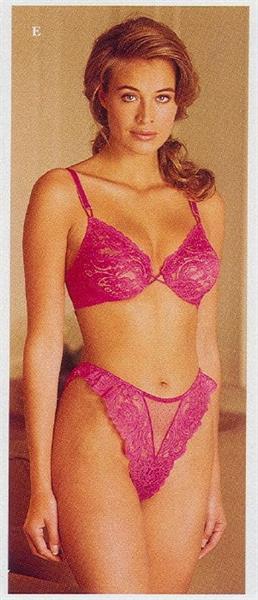 Frederique van der Wal in lingerie