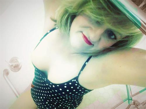 Anonymous in a bikini taking a selfie