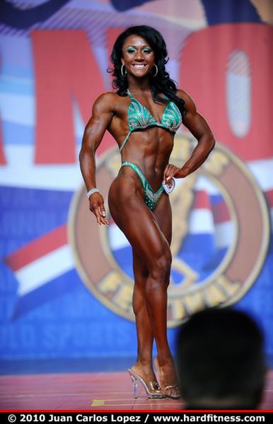 Tanji Johnson in a bikini