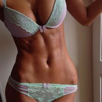 Mirgaeva Galinka in lingerie taking a selfie