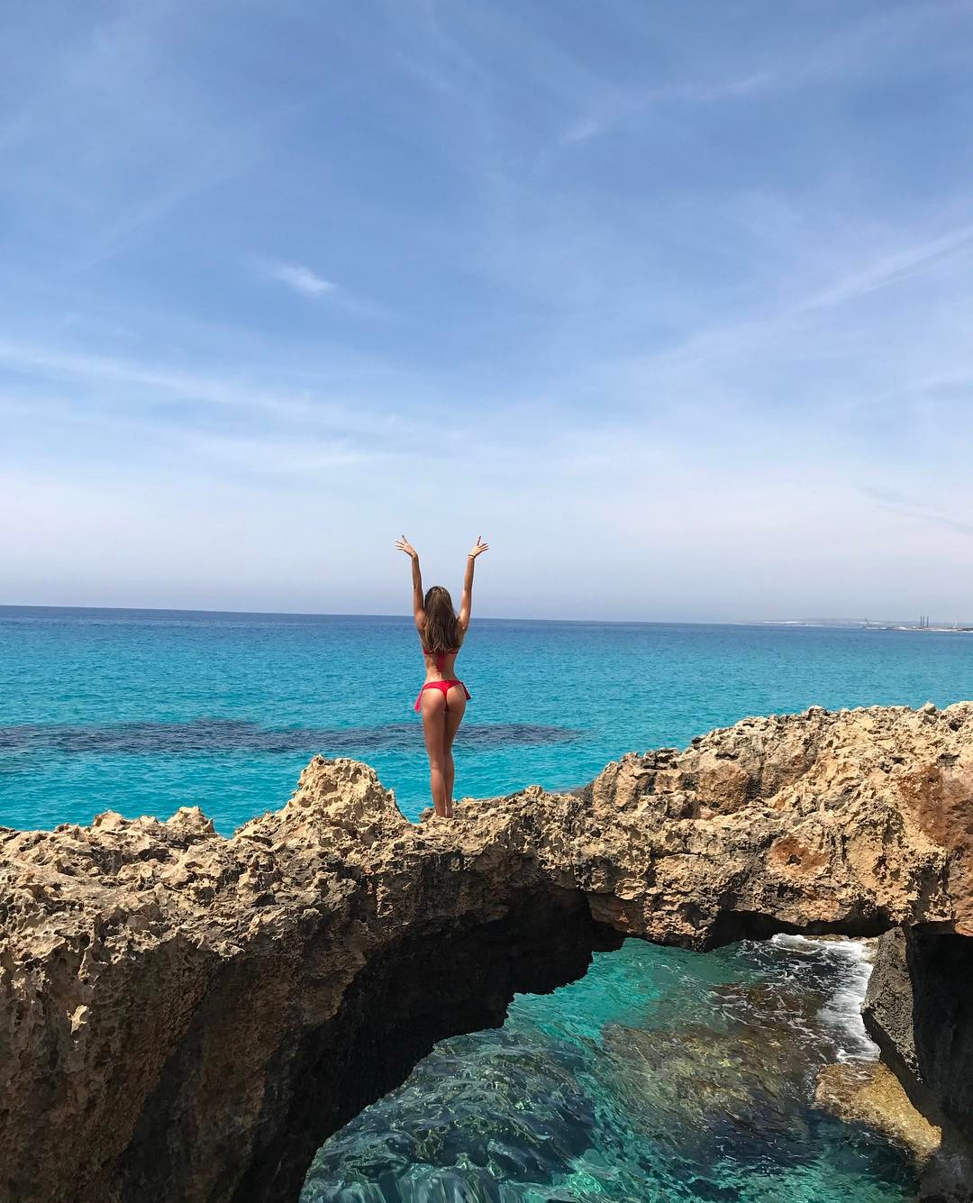 Mirgaeva Galinka in a bikini - ass