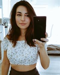Alinity Divine taking a selfie