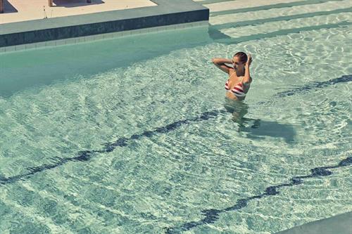 Samantha Gradoville in a bikini