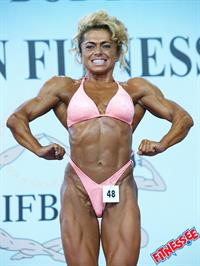 Guzel Akgul in a bikini