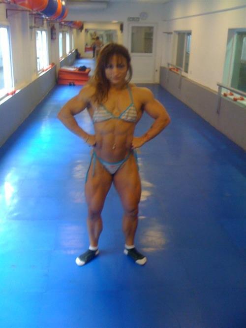 Alicia Alfaro in a bikini