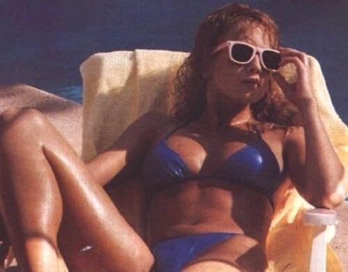 Traci Lords in a bikini