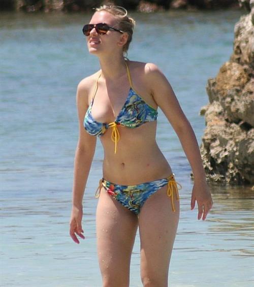 Scarlett Johansson in a bikini