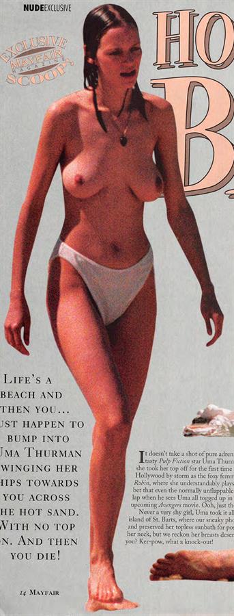 Uma Thurman - breasts