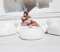 Geri Hoops in a bikini