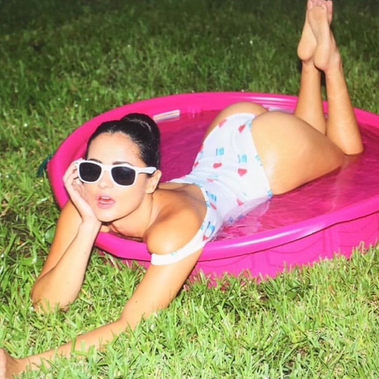 Pashence Marie in a bikini