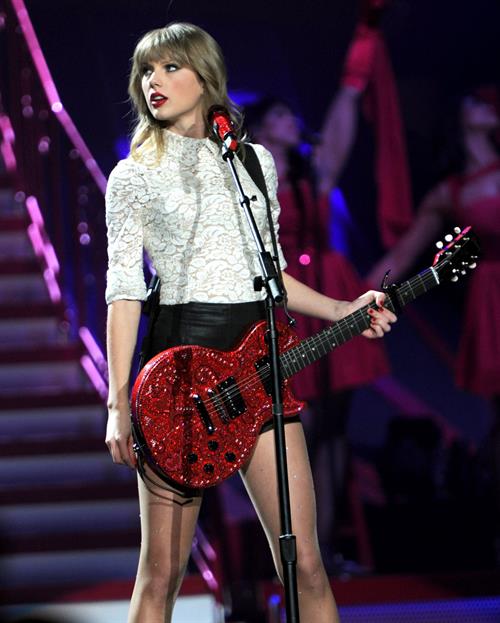 Taylor Swift In Concert at the Prudential Center in Newark, New Jersey on The RED Tour Mar. 27, 2013 