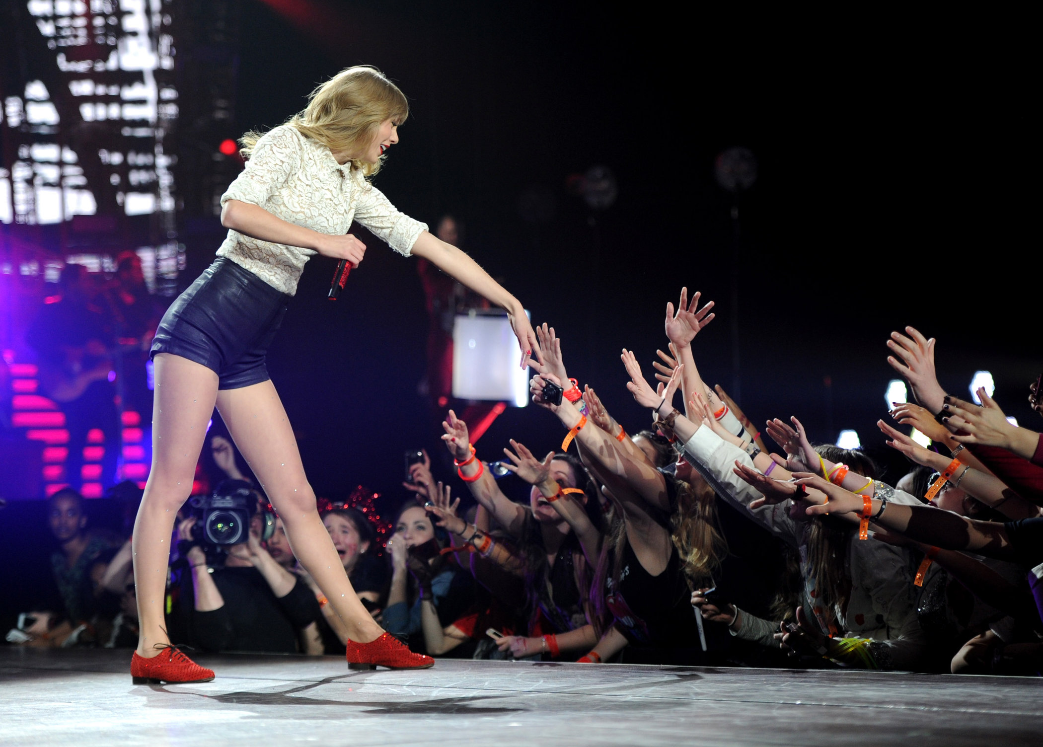 Taylor Swift In Concert at the Prudential Center in Newark, New Jersey on The RED Tour Mar. 27, 2013 