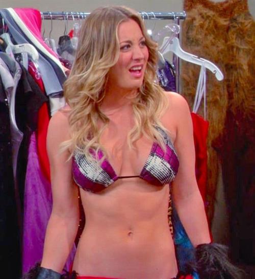 Kaley Cuoco in a bikini