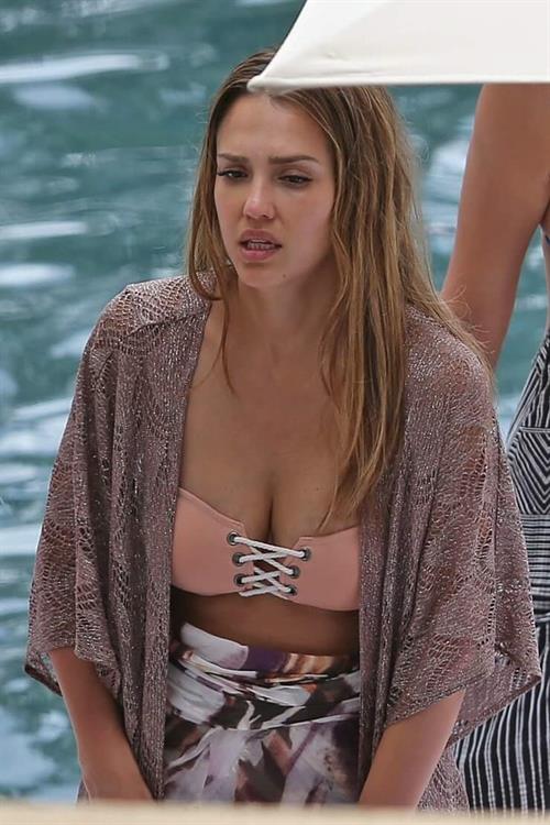 Jessica Alba in a bikini