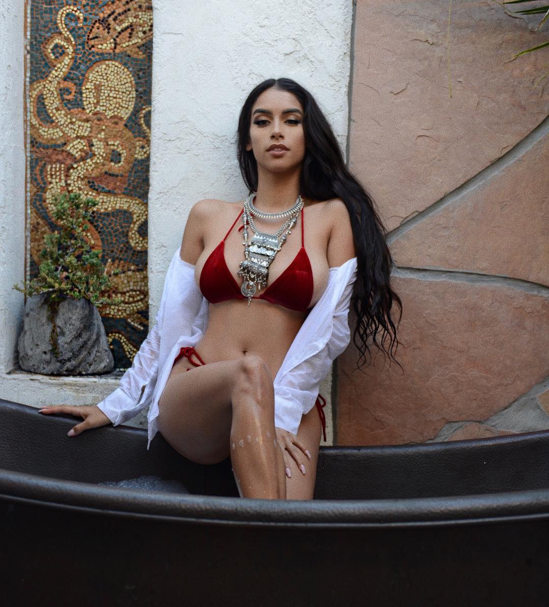 Olivia Rae in a bikini