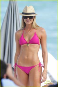 Stacy Keibler in a bikini