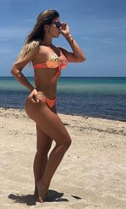 Paola Canas in a bikini