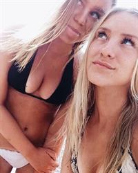 Julia Backlund svahn in a bikini