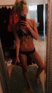 Anonymous in a bikini taking a selfie
