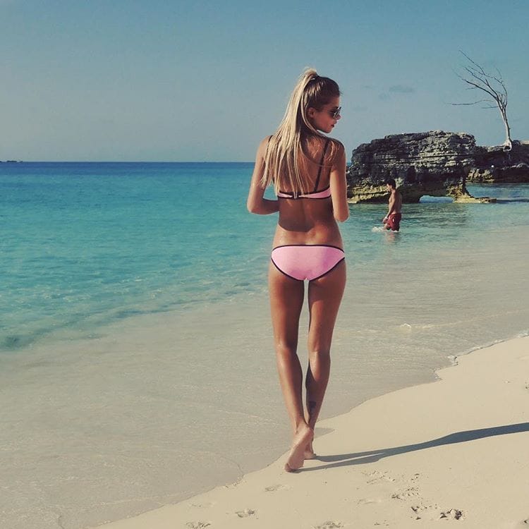 Alina Boyko in a bikini - ass