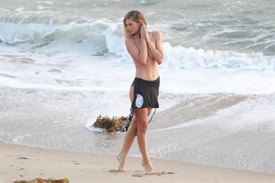 Danielle Knudson in a bikini