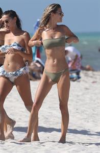 Danielle Knudson in a bikini