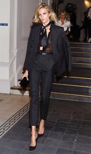 Anja Rubik sexy braless see through top showing her tits seen by paparazzi.





