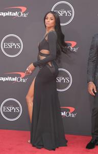 Ciara sexy cleavage in a revealing dress on the red carpet for The ESPY's.


















