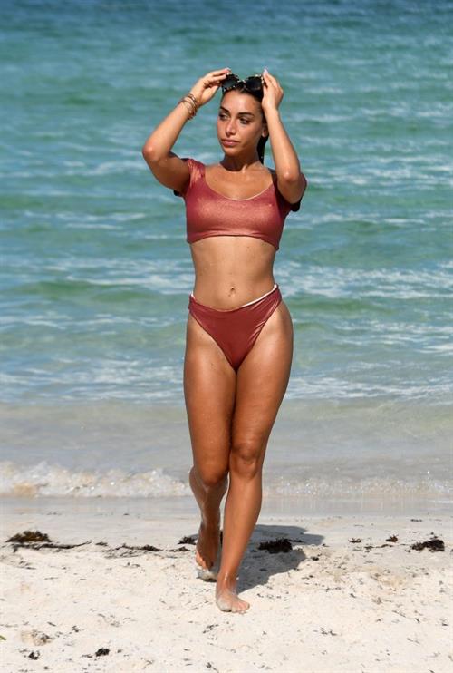 Elisa De Panicis Bikini Pictures Elisa De Panicis sexy tits pokies and ass in a thong bikini seen by paparazzi.