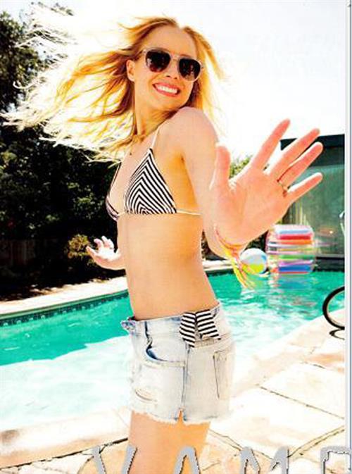Kristen Bell in a bikini