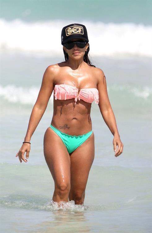 Vida Guerra in a bikini