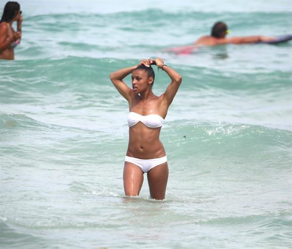 Melody Thornton in a bikini