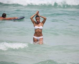 Melody Thornton in a bikini